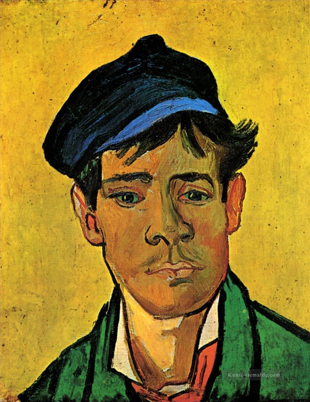 Junger Mann mit einem Hut Vincent van Gogh Ölgemälde